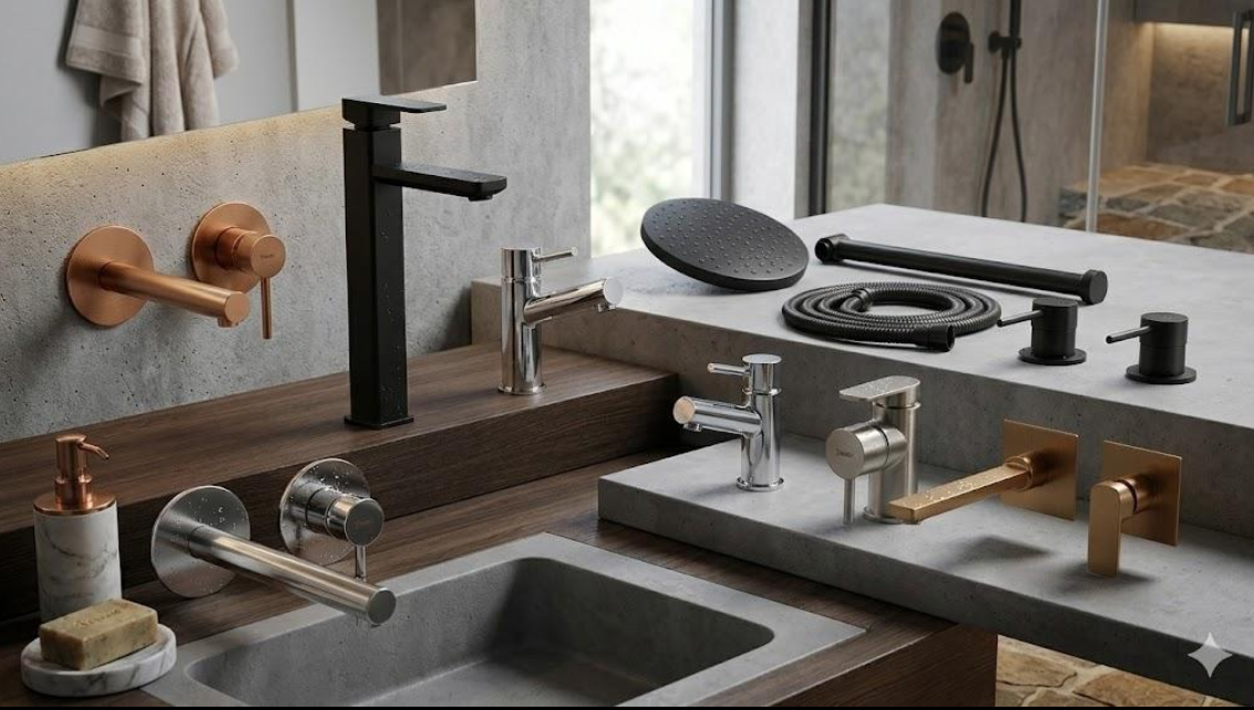 Premium Cera table top wash basin on display at GMS Road Dehradun bathroom fittings store
